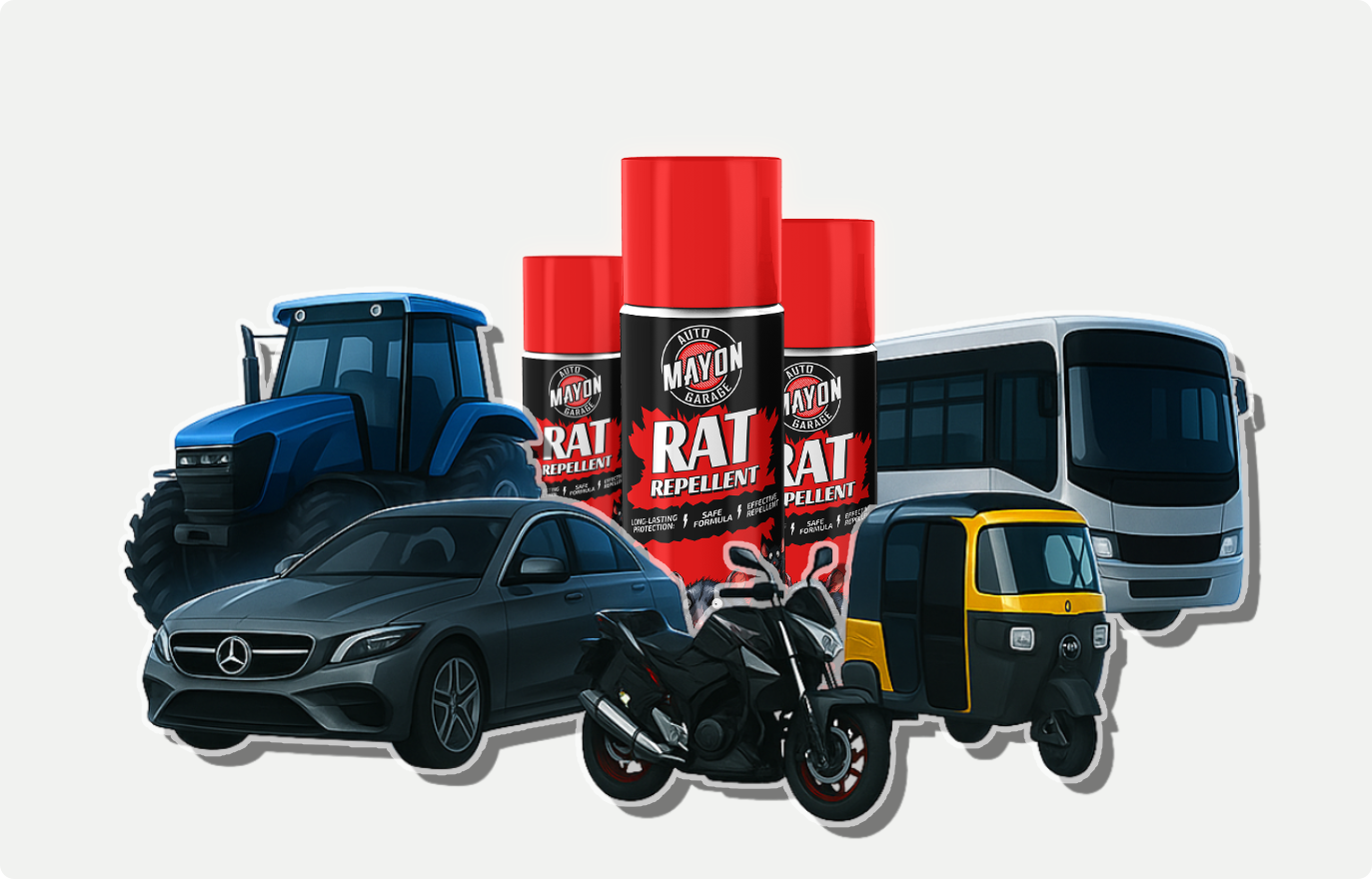 One Spray. <br>Multiple Vehicles.