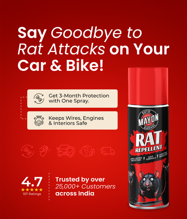 Rat Repellent For Cars & Bikes